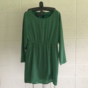 Jcrew factory green dress